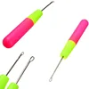 Wholesale Hair Weaving Needle Crochet Hook For Braids Plastic Crochet Hair Needle Crochet Braid Latch Hook Needle