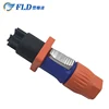 Orange Waterproof Automobile Connectors Electrical Connector Cable Connector Types Power IP65 Socket Plug