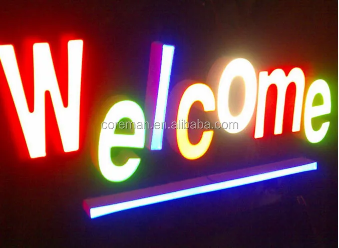 Hot Led Strip Light For Luminous Characters Single Color Full Hot Led Strip Light For Luminous Characters Single Color Full Letter Lights Sign