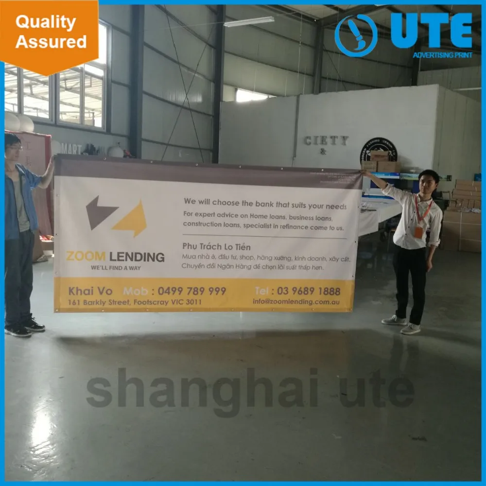 Outdoor Wall Advertising Pvc Vinyl Banner Vinyl Sign Banner With