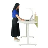 Customized White Dual Motor Adjustable Desks Standing Desk Height Adjustable Study Table