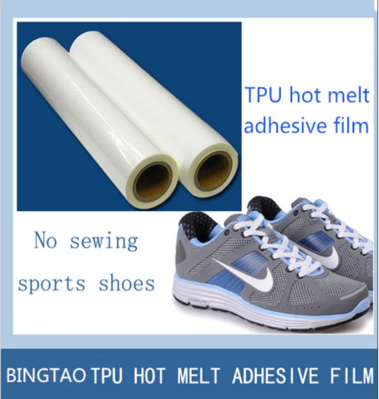 Hot Melt Adhesive Professional Tpu Film For No Sewing Shoes Material