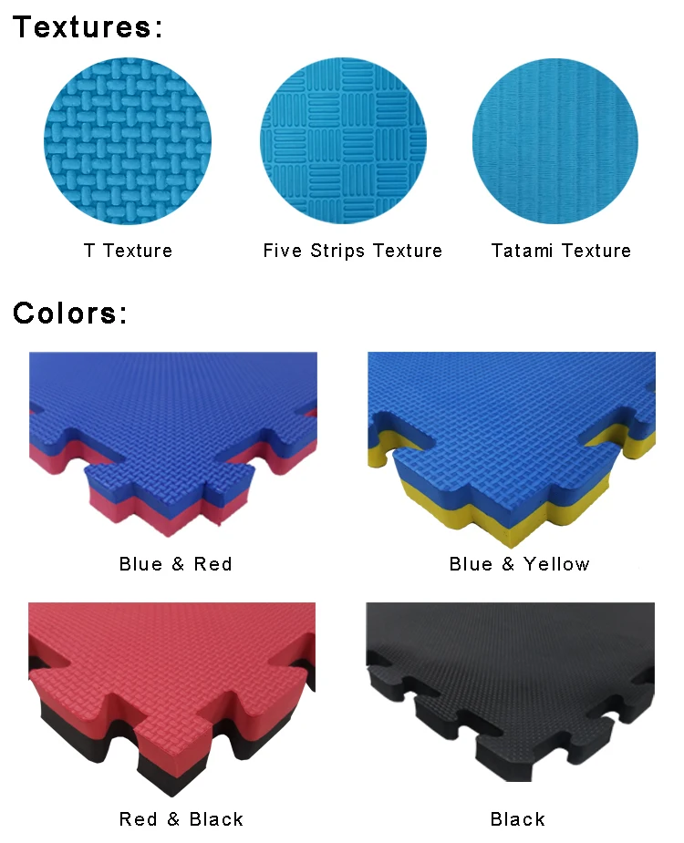 Melors Taekwondo Martial Art Used Judo Tatami Interlocking Foam Mats