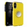 Drop Protection PC+TPU Armor Rugged Case with Airbag Phone Holder for iPhone 6s 7 8 Plus X Xr Xs Max & Magnetic Car Mount