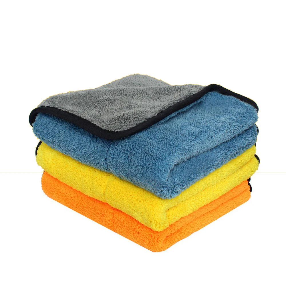 45cmx38cm Microfiber Super Thick Plush Car Cleaning Drying Cloths Towel PolishES 
