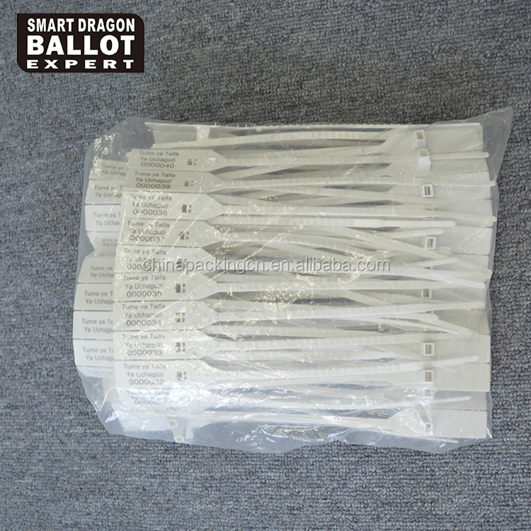 Green 295mm Plastic Security Ballot Box Seal For Kenya Election Buy