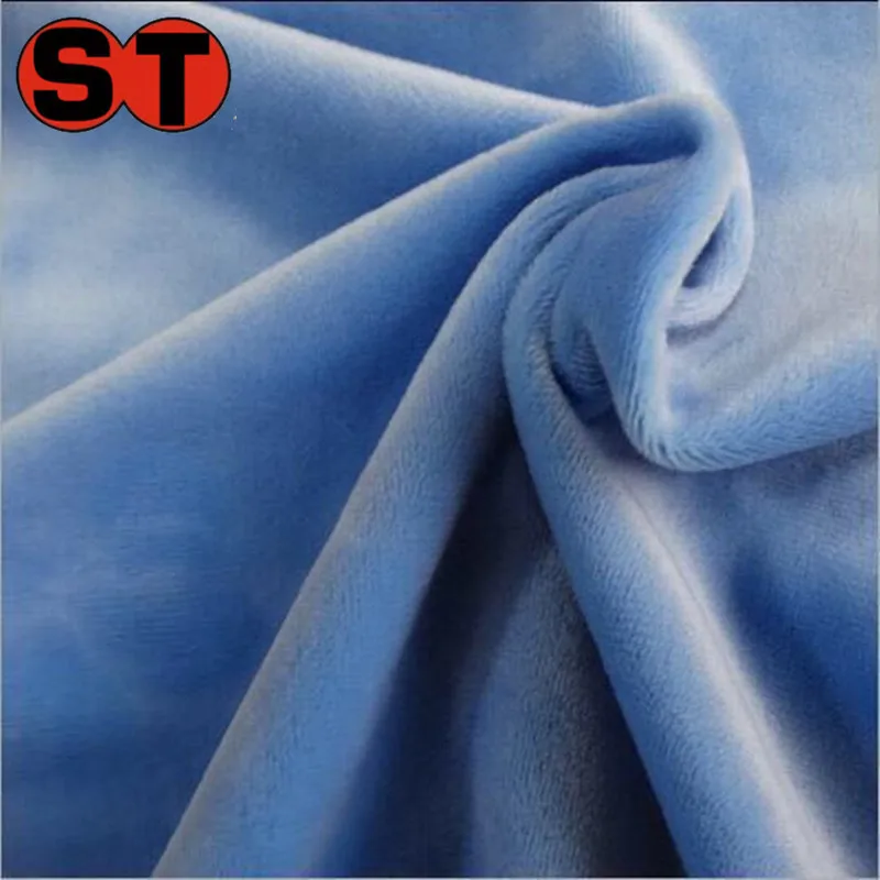 Stock Super Soft Crystal Velvet Upholstery Fabric For Home Textile