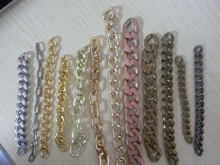 High Strength Curb Chain Colored Metal Chain Products from Dongguan