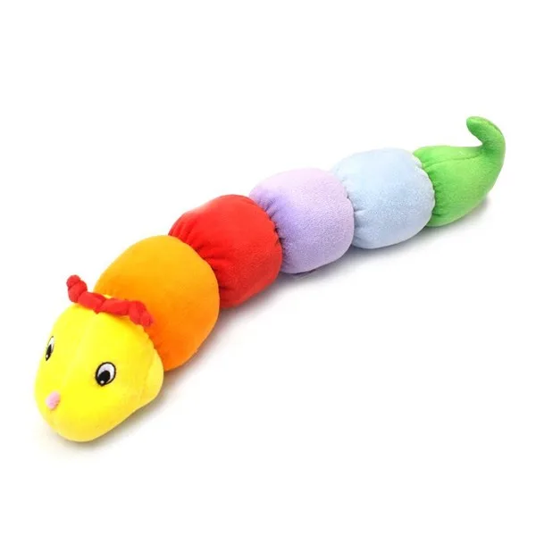 stuffed worm toy