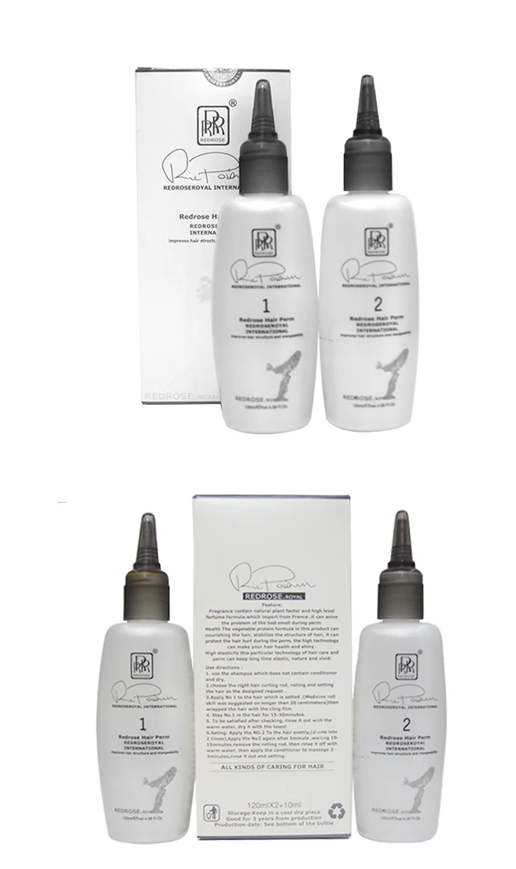 Professional Fashion Organic Permanent Curly Cold Wave Acid Hair Perm