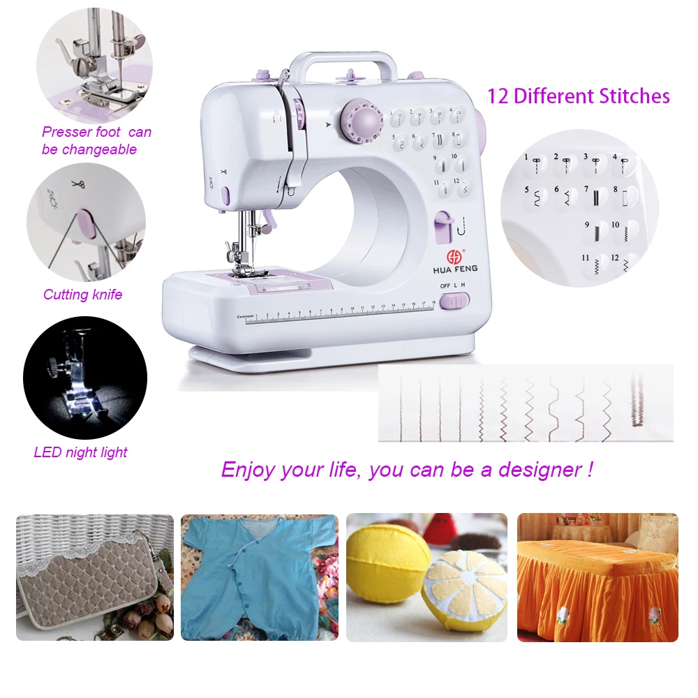 Mini Sewing Machine Fhsm505 Fully Automatic Garment Sewing Machine