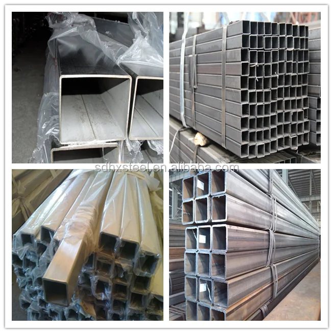 304/316 Stainless Steel Rectangular Tube/square Steel Pipe/hollow Section for Selling