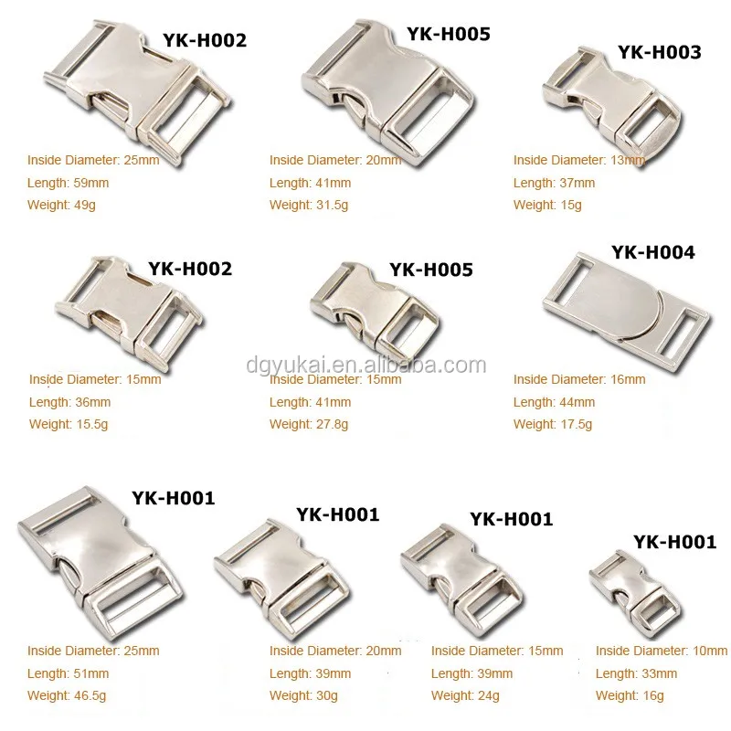 metal buckles