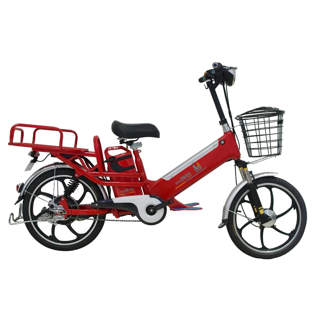 20inch Electric Cargo Bike For Sale 2 Lithium Battery 48v10ah/48v15ah 350w Express Electric Bike