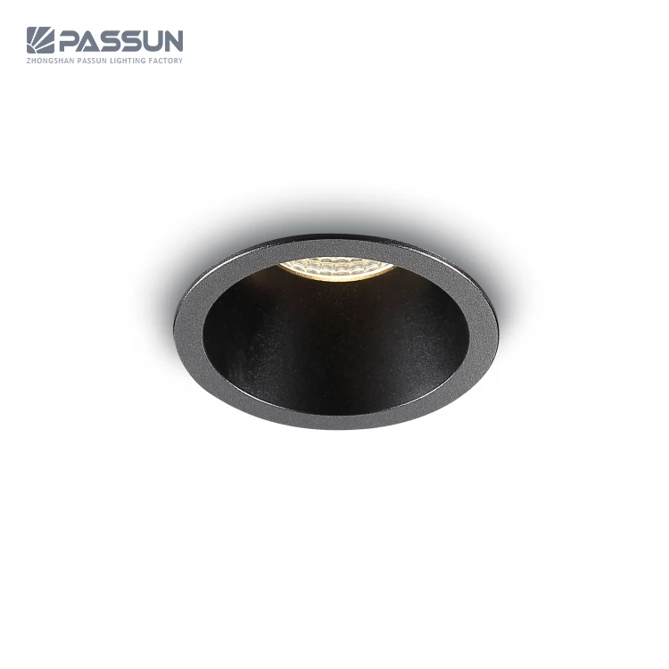 Best-selling brushed sliver recessed mounted GU10 replace led downlights 5w aluminum