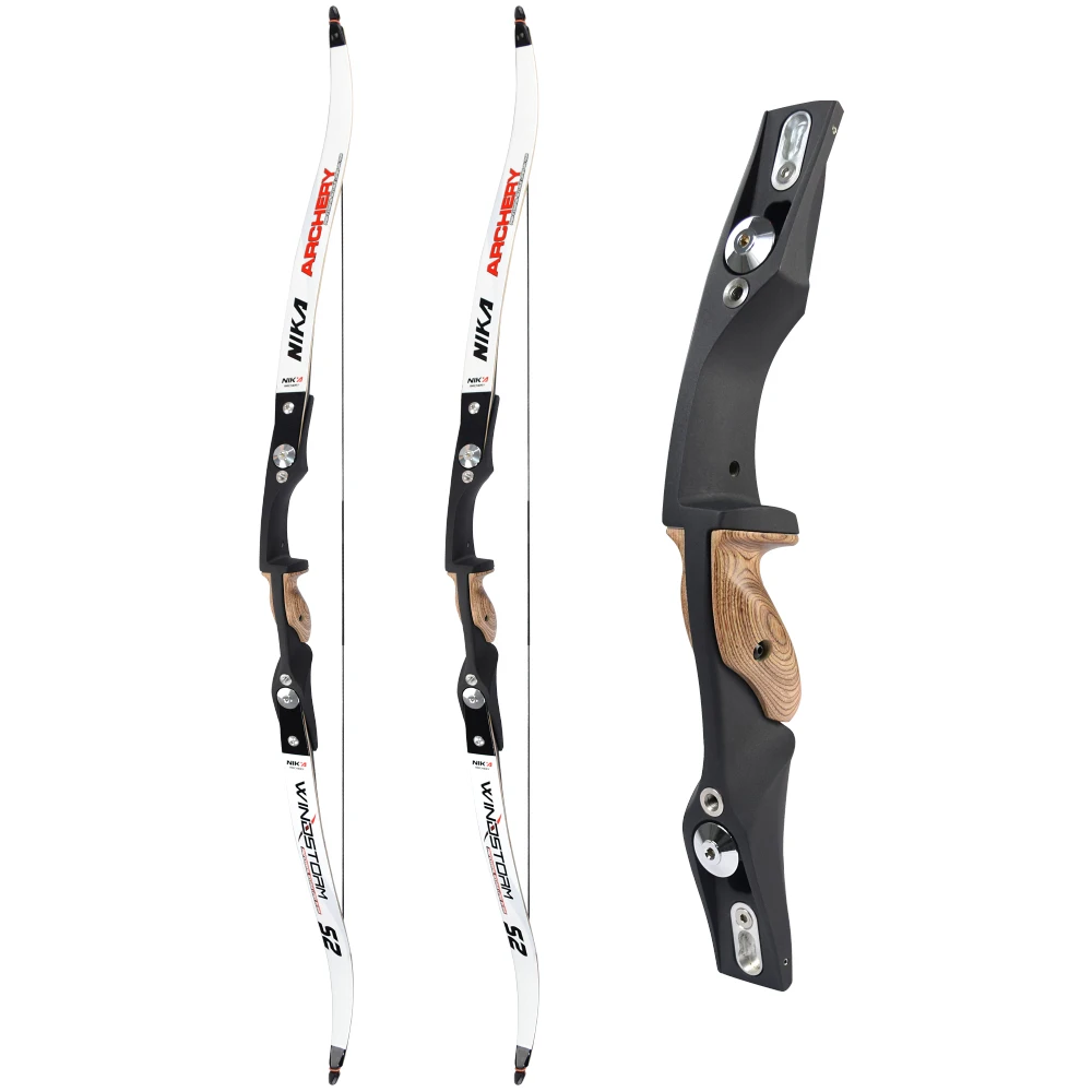 Details about   NIKA ARCHERY 64" Recurve Bow S2 ILF Limbs Target Shooting 20-36lbs Right Hand 