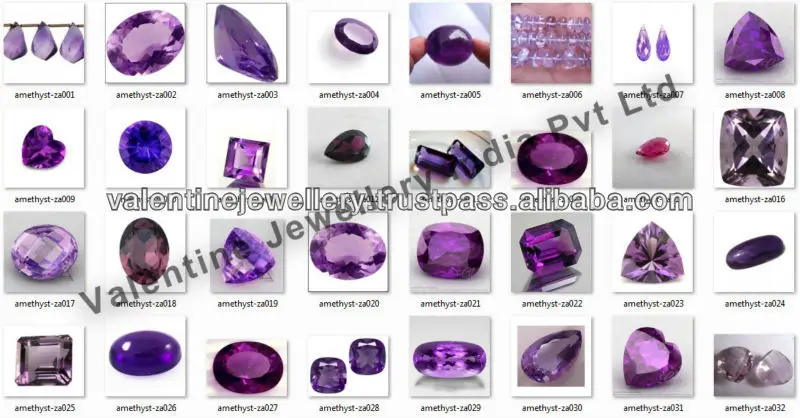 Fancy Shape Light Colored Amethyst Cut Stones,Pink Amethyst Natural