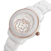 2015 New arrival weiqin brand ladies high quality ceramic watch with flower