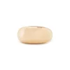 Minimalist daily wear women jewelry 925 sterling silver statement dome signet ring