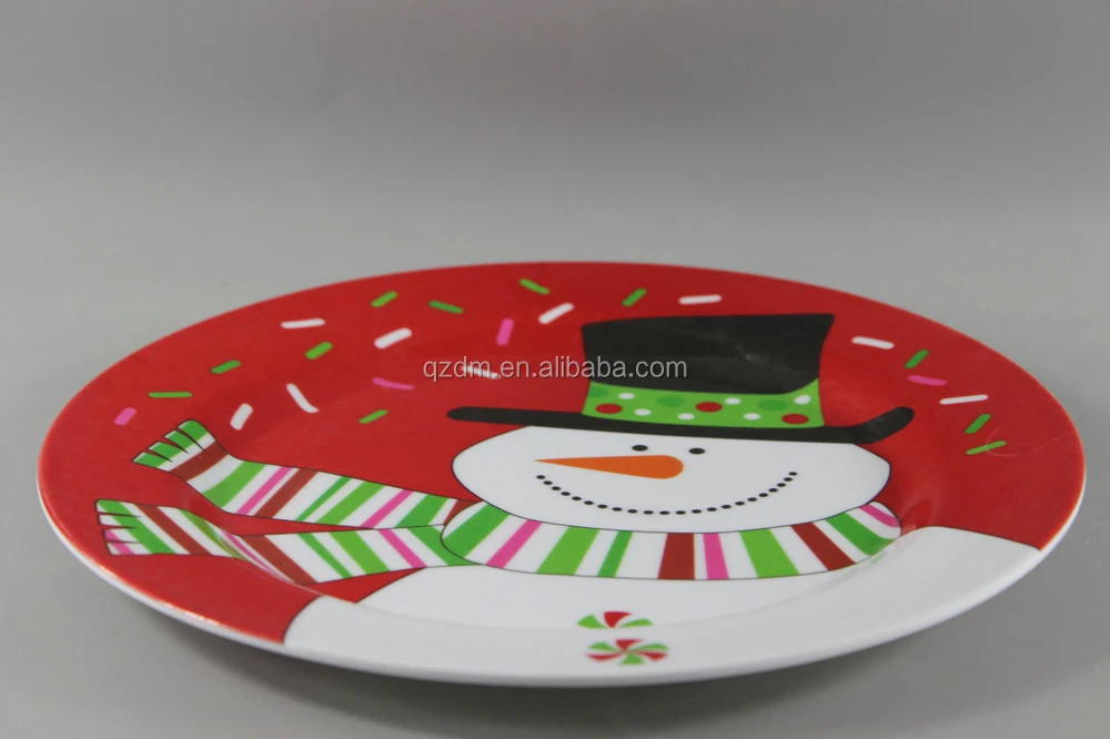 Christmas Melamine Plates And Dishes 11 Inch