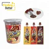 Halal Squeeze Pop Chocolate Jam Candy Toothpaste Tube Liquid Chocolate with Popping Candy