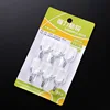 6PCS/SET Low Price Plastic Wall Hook High Quality Strong Adhesive Hook
