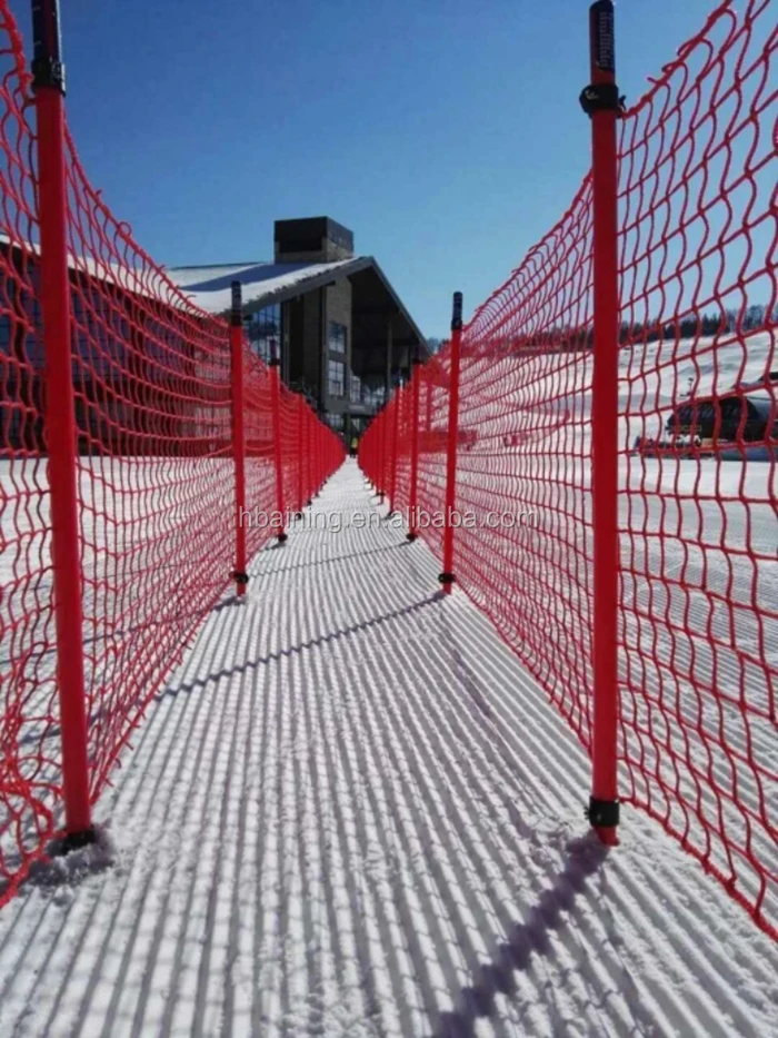 hdpe 打结滑雪场安全屏障雪围栏网