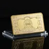 Hot Sale custom 3D gold challenge coins one dollar silver gold plated custom metal stamping bar coins for sale