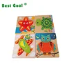 Wholesale 4 Styles Wooden Jigsaw Puzzle Educational Toys -Vehicle,Sea animals,Safari animals and Farm animals Theme