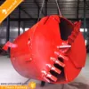 Factory 27simn Single Cutter Unicorn Drill Rigs Cleaning Edge Rock Bauer Drilling Bucket With Open Type Body