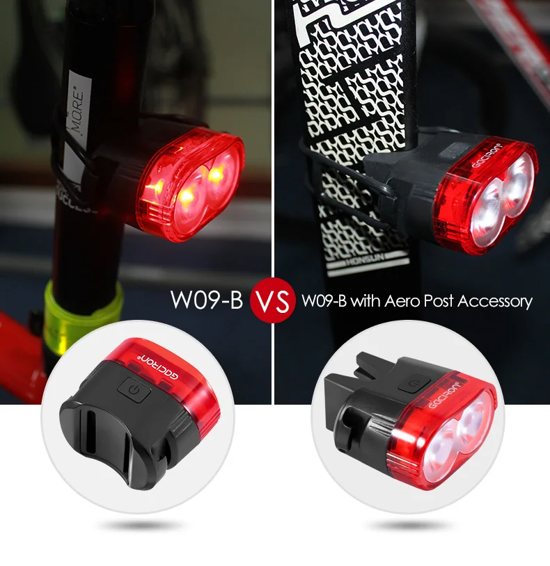 Gaciron W09b Smart Braking 60lumen Rechargeable Silicone Bike Brake