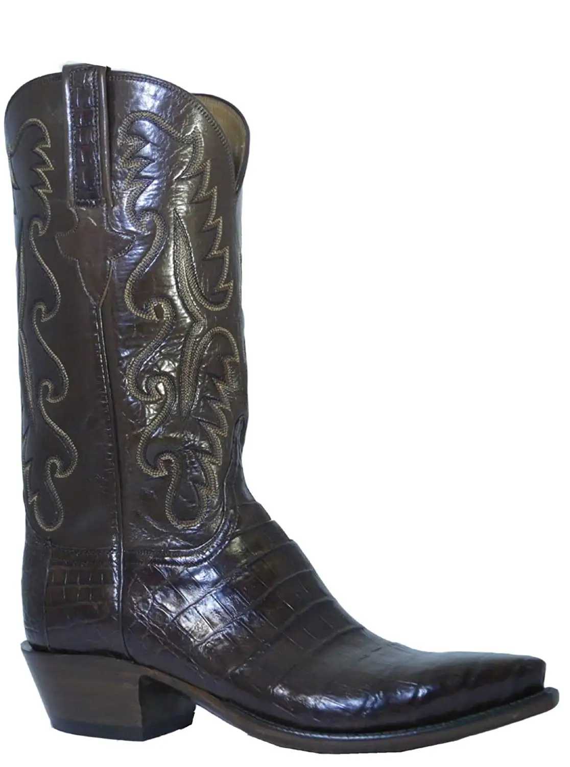Buy Mens Lucchese Classic Cowboy Boot E2144.54 Sienna Caiman Ultra ...