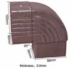 Free sample pvc gutter system rainwater 90 degree diverter