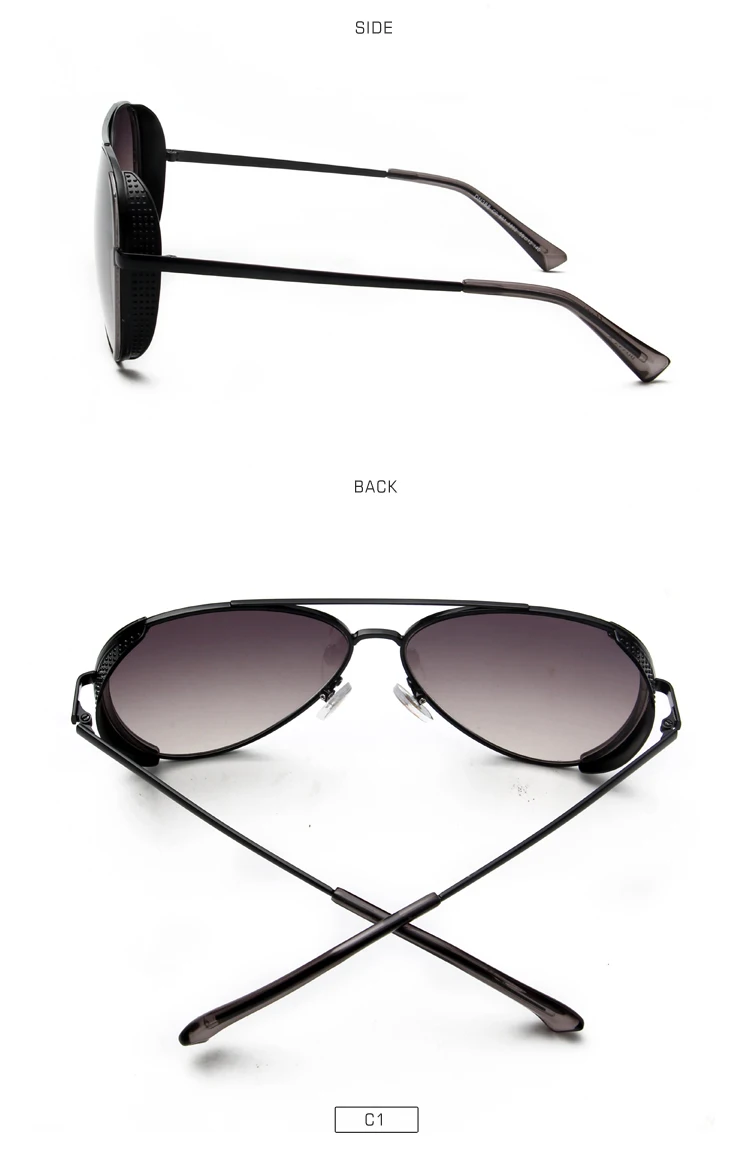 cramilo 高品质时尚灰色蚂蚁太阳镜男士女士 lentes 太阳眼镜 oculos