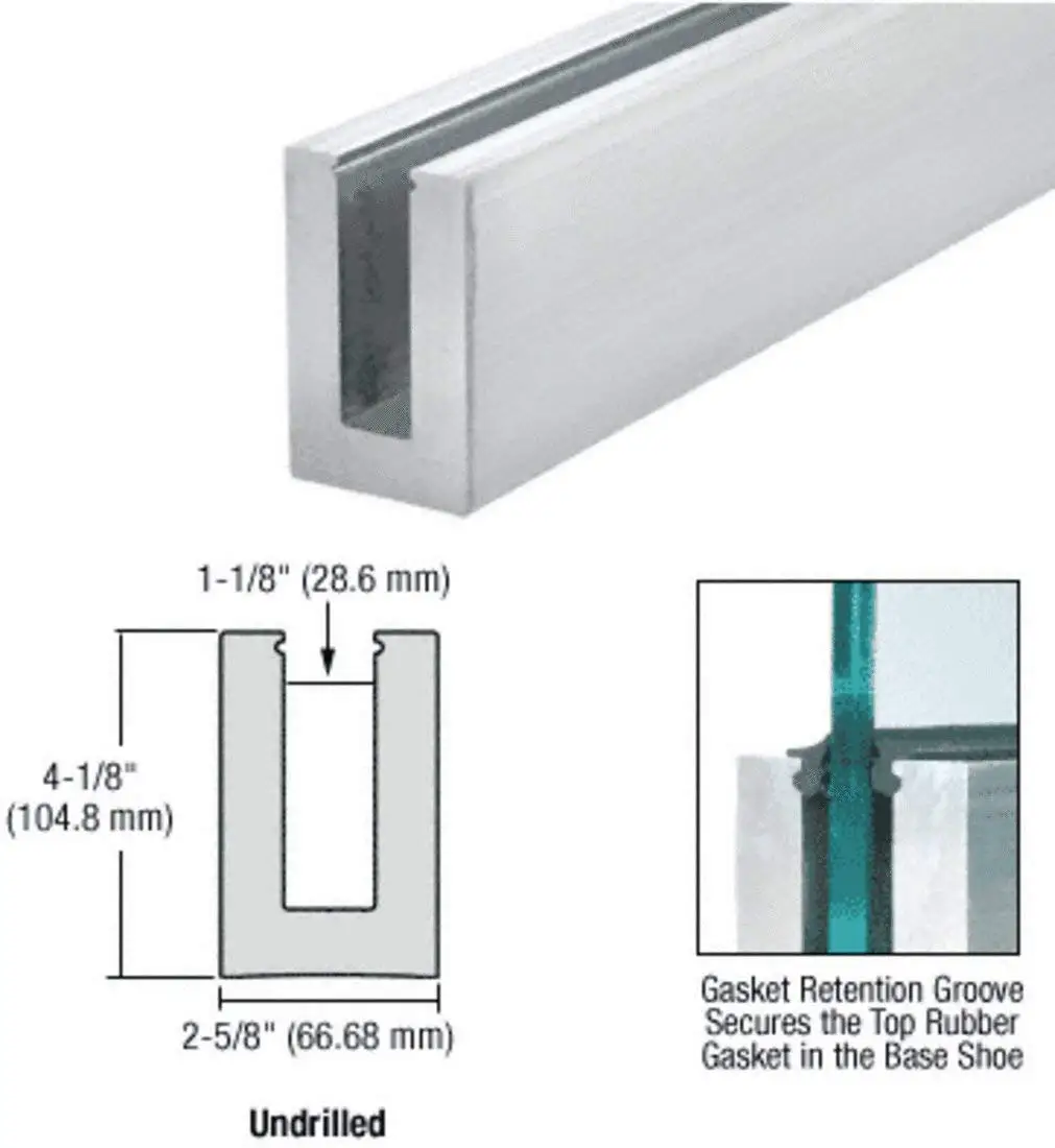 Buy CRL Mill Aluminum 1181/8&quot; (3 m) B6S Series Standard