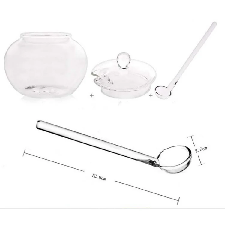 500 Ml Round Jar Food Coffee Powder / Sugar / Candy / Salt Glass Jar