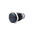 4 Colors Car 16mm 12V 3A LED Light Lamp Button Toggle Switch Black Metal Plug Sales