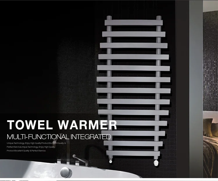 Designer Bathroom Heated Heater Towel Rail Radiator Ladder 1380x500mm Sand Grey