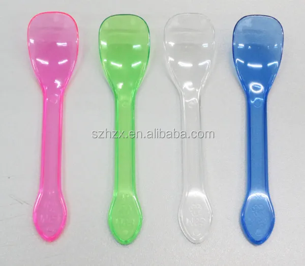 10cm Disposable Plastic Spoon /dessert Spoon /ice Cream Spoon Scoop