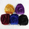 HZM-18143 Soft Velvet Sleeping Salon Bonnet Night Hat Hair Loss Chemo Caps for Women