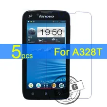 5pcs Ultra Clear LCD Screen Protector Film Cover For Lenovo A328T A328 Film + cloth