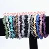 2018 Mixed color stone beaded stretch indian bracelet chip beads