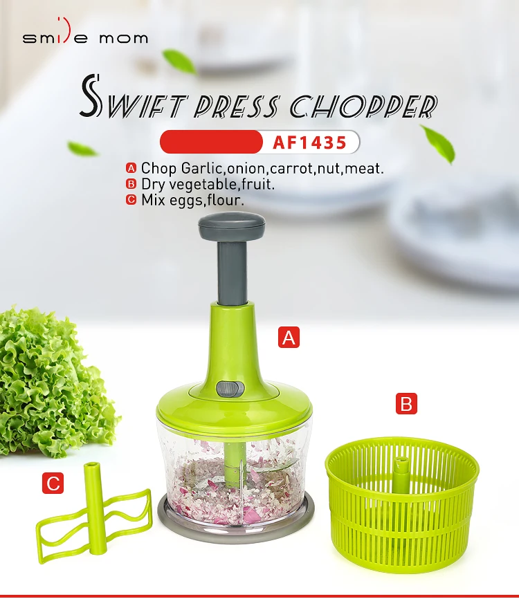  Smile Mom Vegetable Chopper Slicer- Spiralizer