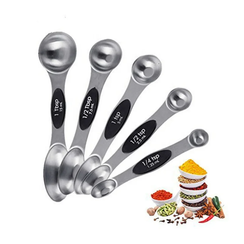 Stainless Steel 6 Piece Double End Measuring Spoons Buy