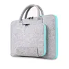 High quality custom zipper notebook bag wool felt computer bag