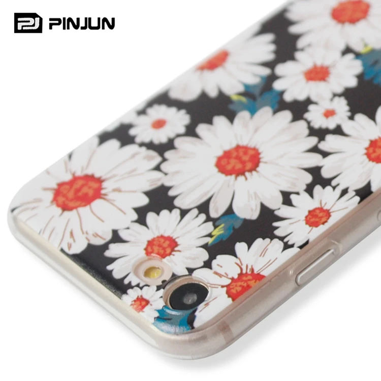 for-iphone-8-case-custom-transparent-tpu-back-cover-colorful-pattern