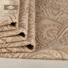 Very Soft Microfiber Fabric in Roll Shiny Embossed Floral Design 100 Polyester for Sofa Upholstery Textile