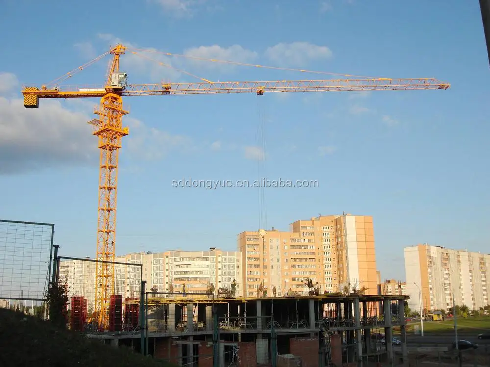 CE Approved tower crane, construction site crane