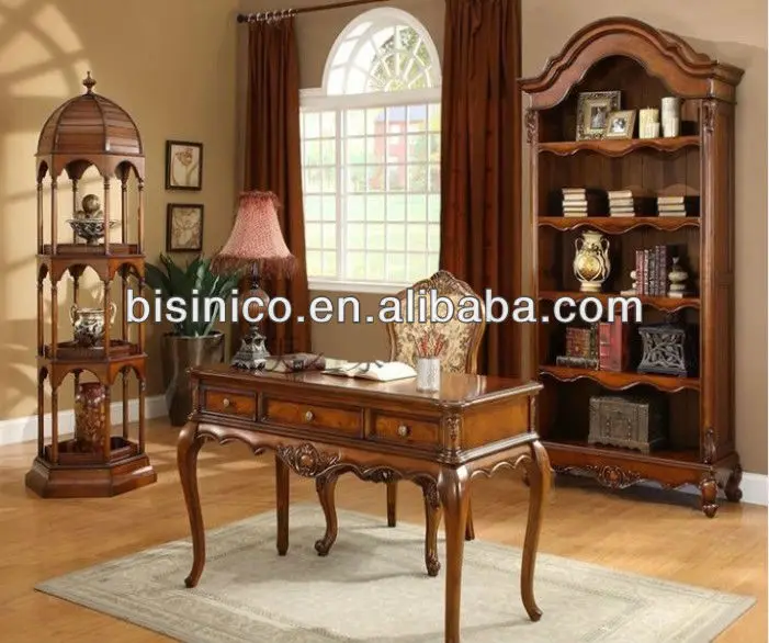 Estilo americano diseño soild madera juego de escritorio de ... Muebles amercanos