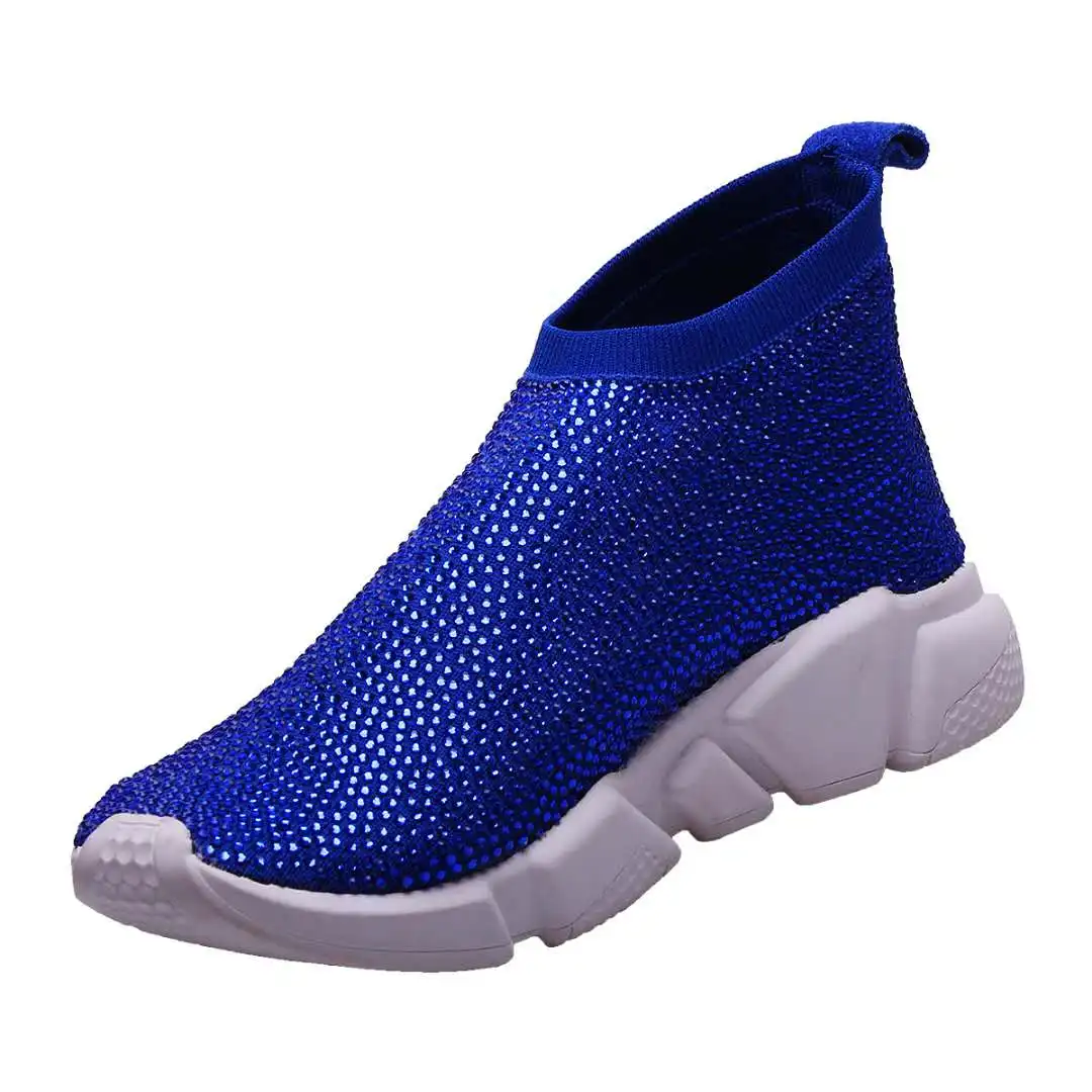 crystal sock sneakers